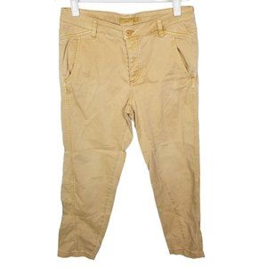 Prana Womens 10 Tan Denim Organic Cotton Straight